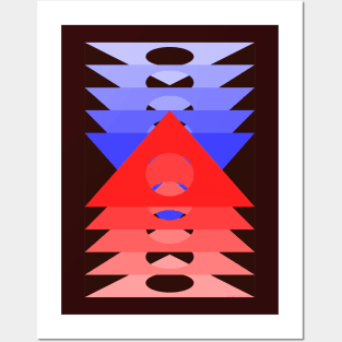 Triangles 01. Posters and Art
